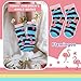 Queenshin Girls Socks Ankle Cute Animal Print Pattern Pink Flamingo Fashion Soft Breathable Unique Novelty Birthday Christmas Gift 6 Pairs 8-11Y