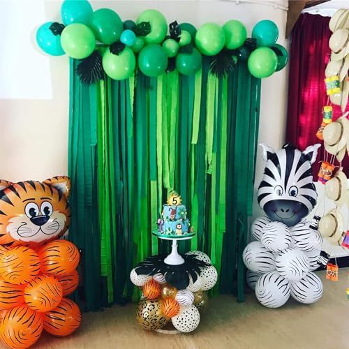 PartyWoo serpentinas de papel crepom 8 rolos de 656 pés, pacote de serpentinas de festa de papel cre