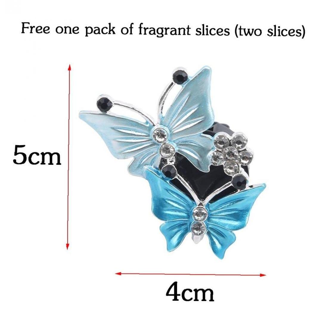 Sanfly 1pc Air Air Deoditeners Vent Clips Carino Dual Diamond Diamond Essenziale Diffusore Automobile Accessori per Aromaterapia