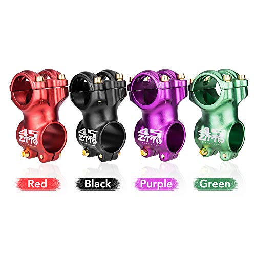 Bike Stem, Andoer Haste de bicicleta de 7 graus 45 mm Haste de bicicleta ultraleve de montanha Haste