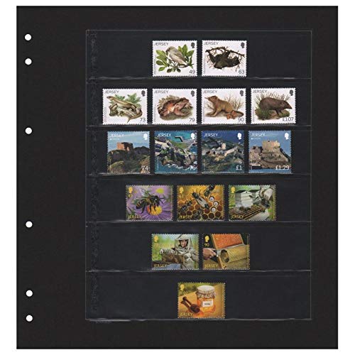 Feuilles de classement Schaubek SBL15S-10 pour organiser 60 bandes de timbres