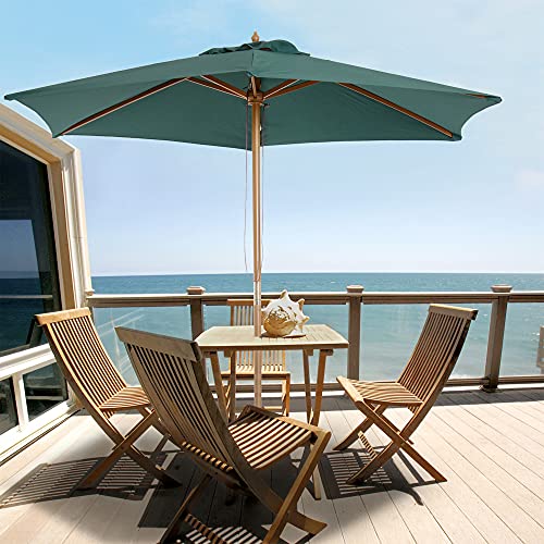 Outsunny - Ombrellone da Esterni, con Struttura in...