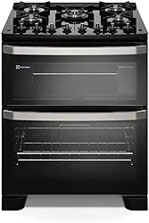 Fogão Electrolux 5 Bocas Experience com PerfectCook360 Preto FE5DP