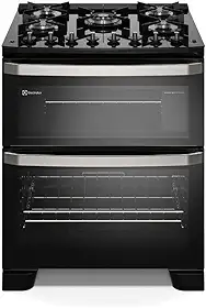 Fogão Electrolux 5 Bocas Experience com PerfectCook360 Preto FE5DP
