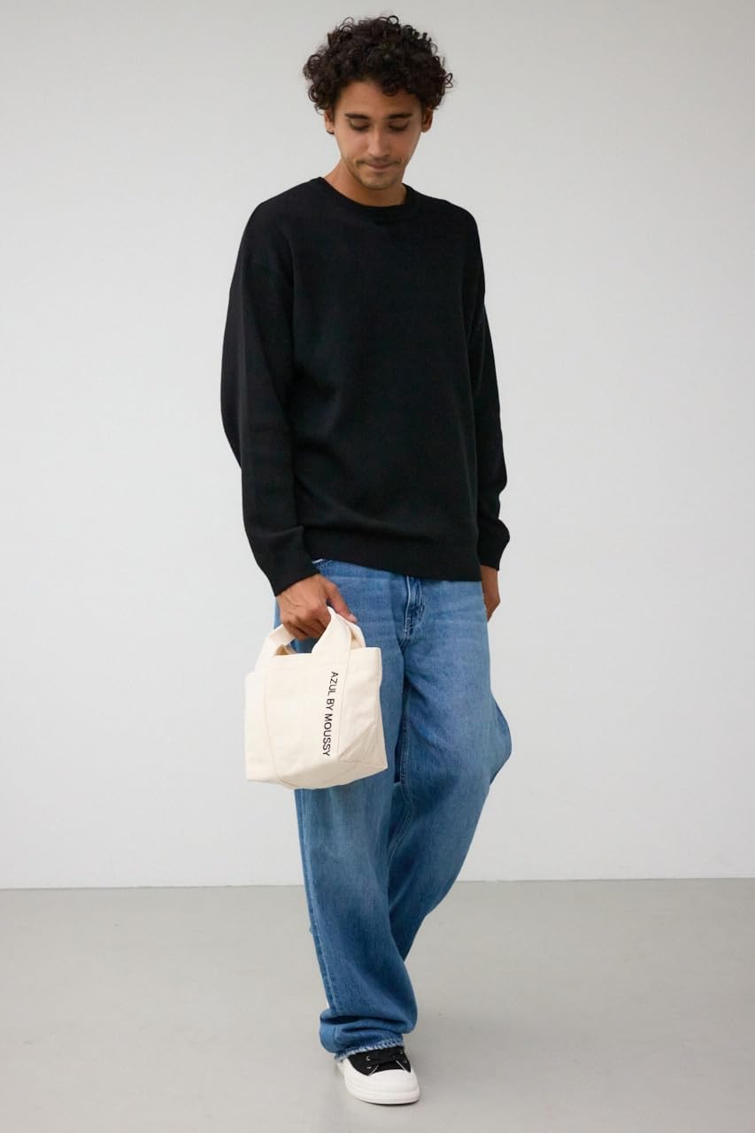 [AZUL by moussy] [アズールバイマウジー] ツーサイド ロゴ 刺繍 ミニ トート メンズ 251HAB55-395H