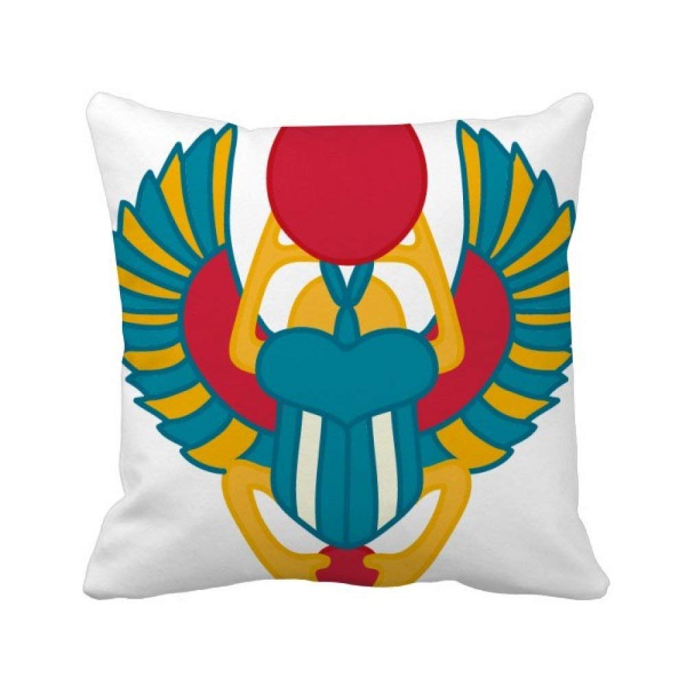 Coussin Égypte ancienne scarabée idée cadeau décoration salon