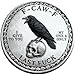 The F-CAW-F Coin — for Those Who Laugh at Life and Give Zero F*CKS! Black Raven Last Fuck Coin, Now I Have Zero Zilch, NADA Coins Token,Funny Novelty JokeCoins,Adult Humor Gift for Friends 4Pcs