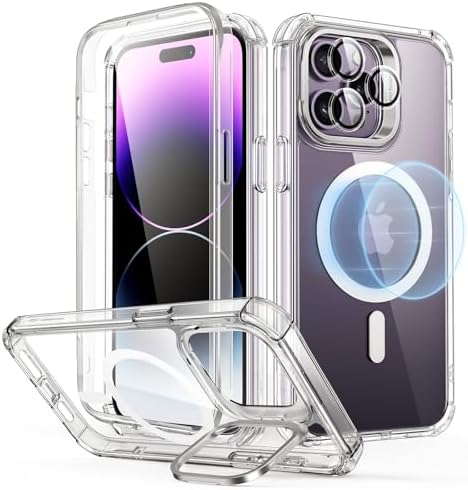 ESR for iPhone 14 Pro Max Case Flex Stand, Fit for Magsafe, Clear