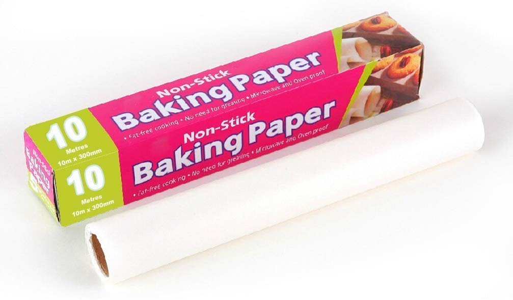 Parchment Paper with Roll Oilproof Re-Heatable Food Wrapping Paper Roll for Roti, Parantha, Sandwich & Burger I Premium Non-Stick & Reusable Butter Paper for Kitchen-Size (10m X 300mm)