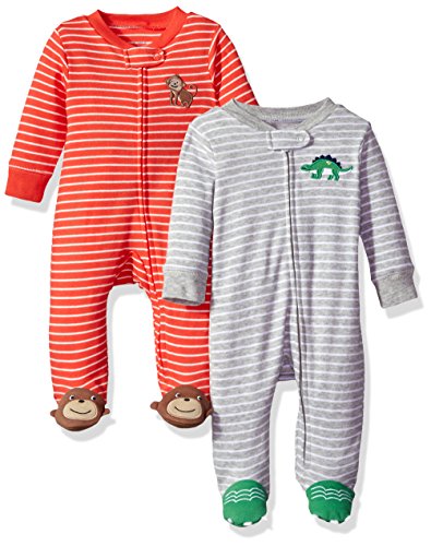 Image of Carter's Baby Boys' Cotton Sleep & Play (Pack of 2)