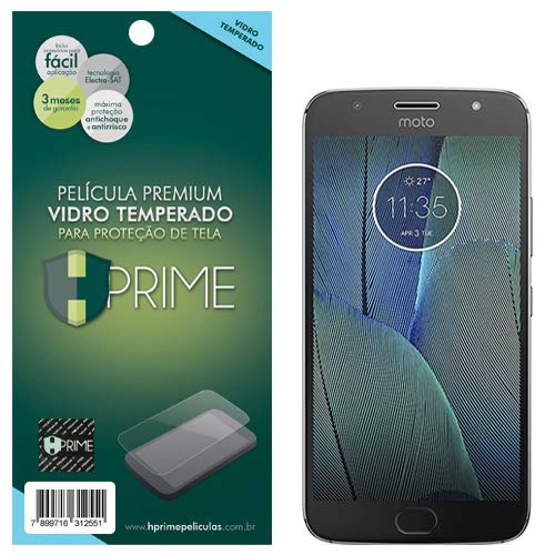 Pelicula de Vidro temperado 9h HPrime para Motorola Moto G5S Plus, Hprime, Película Protetora de Tela para Celular, Transparente