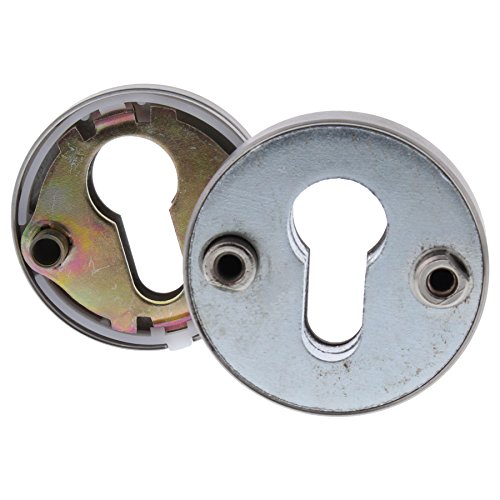 ToniTec® Schutzrosettenpaar Sicherheitsrosetten aus Edelstahl