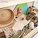 Niteangel Vista Hamsterkäfig mit schräger Öffnung - MDF Aspen Kleintierkäfig für syrische Zwerghamster, Degus, Mäuse oder ähnlich große Haustiere