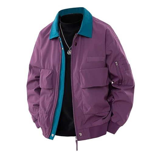 [YAYAMIYA] �W���P�b�g �����Y �~�� ���� �R�[�g M-4XL �W�����p�[ �A�E�^�[ �傫���T�C�Y ��ƒ� �h�� �h�� �h�� �y�� ���n �J�W���A�� �o�C�N�W���P�b�g �����Y �t �H �~ (JP, �A���t�@�x�b�g, XL, �p�[�v��) [���s�A��