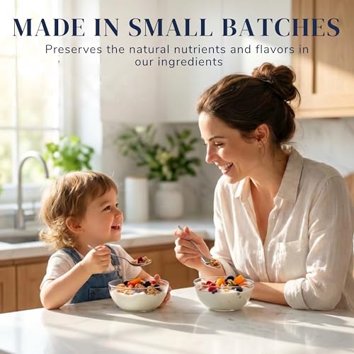Image of Sweet Diane's Granola - Standard Size (12 oz): Organic, Low-Sugar, High-Fiber, Gluten-Free, Vegan, Delicious Breakfast and Snack Topper (Classic Size, Orange Cranberry)