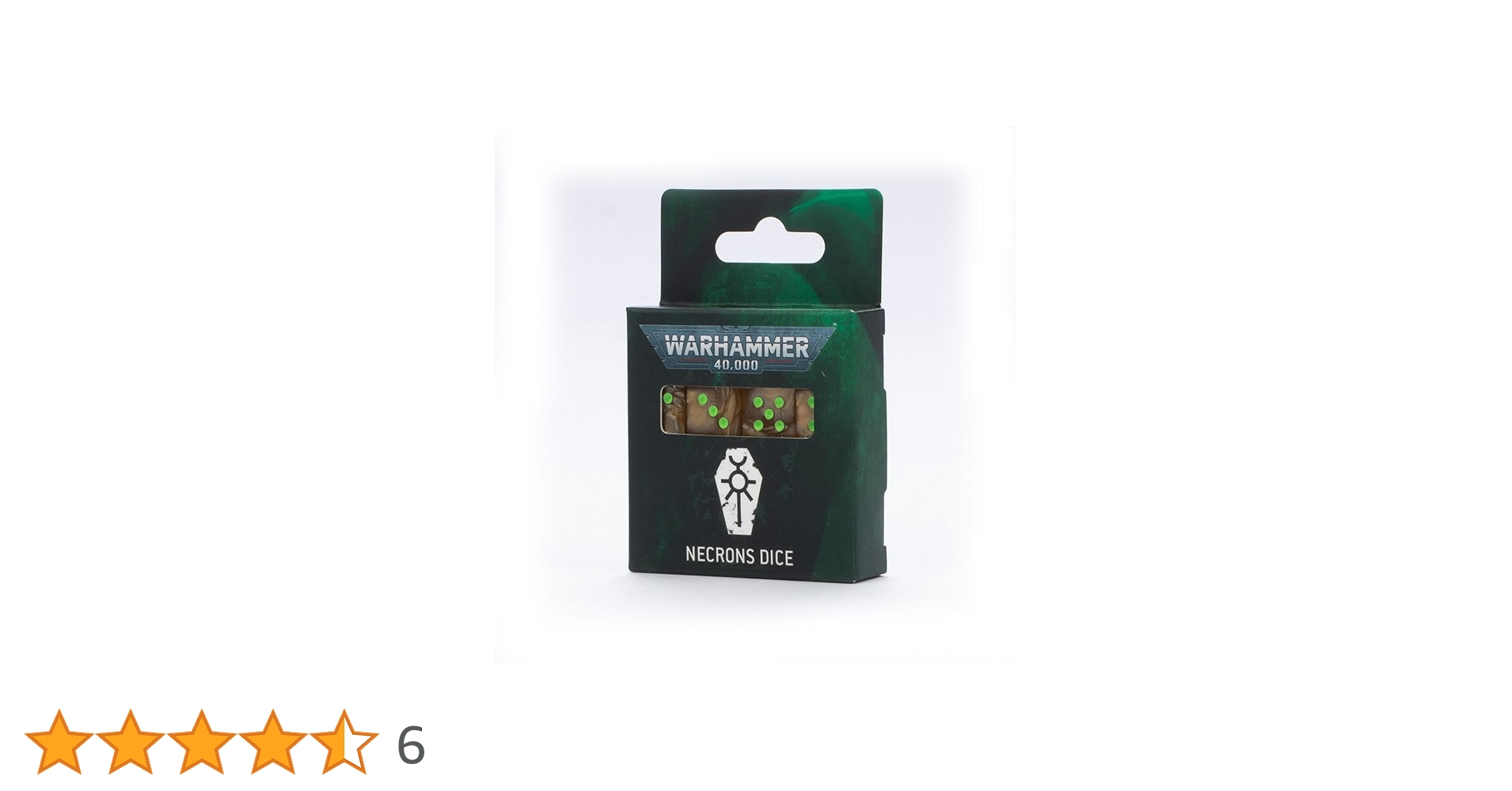 サプライ・アクセサリ・グッズ Warhammer 40,000 Necrons Dice Games Workshop Warhammer 40k Necrons Dice BNIB Necron D6 Set