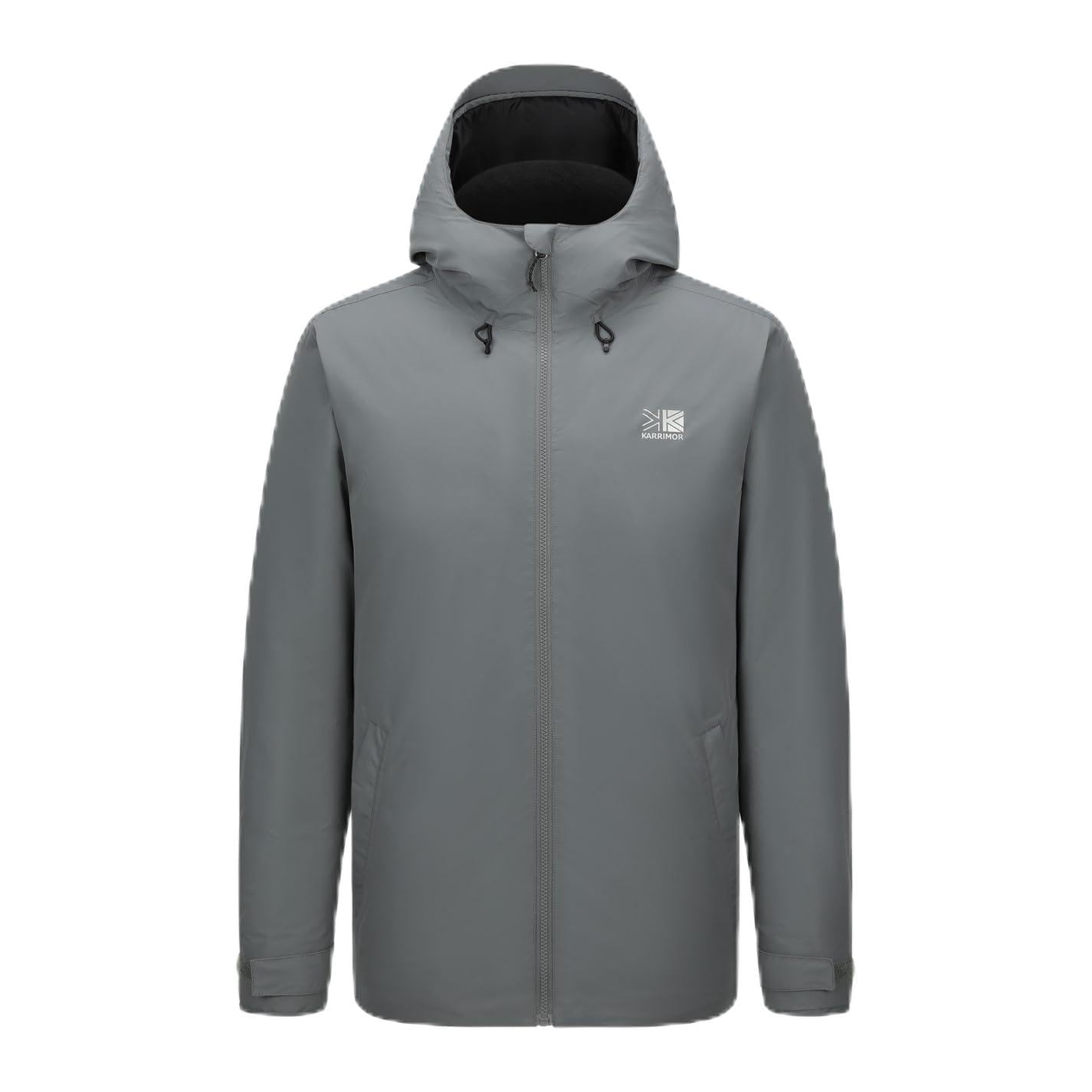 Karrimor Men's Grey Sierra Insulated Waterproof Jacket Long Sleeve S