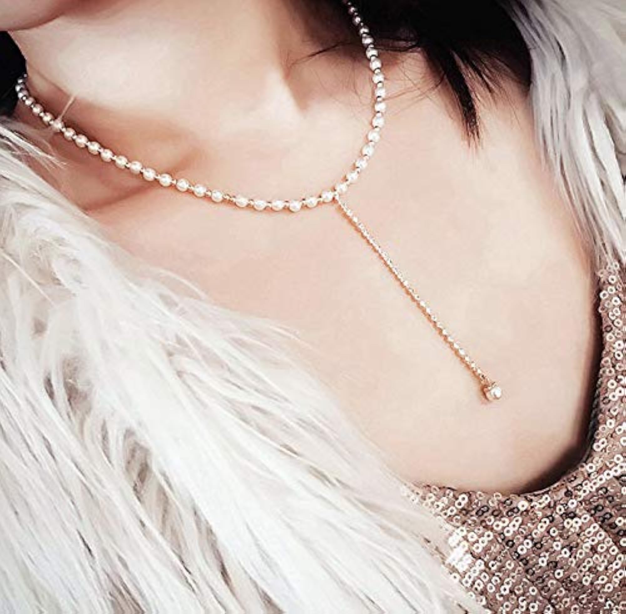 Pearl Choker Necklace for Fancy Parties
