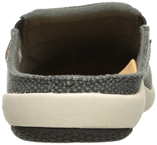 Spenco Men's Siesta Canvas Slide Sandal, Charcoal, 13M Medium Us #TOP2