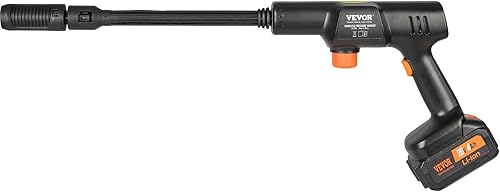 Miniatura 18 de VEVOR Cordless Pressure Washer, 652-PSI 1.1 GPM Portable Power Cleaner, Handheld High-Pressure Car Washer Gun with 4.0Ah Battery, Charger, 6-in-1
