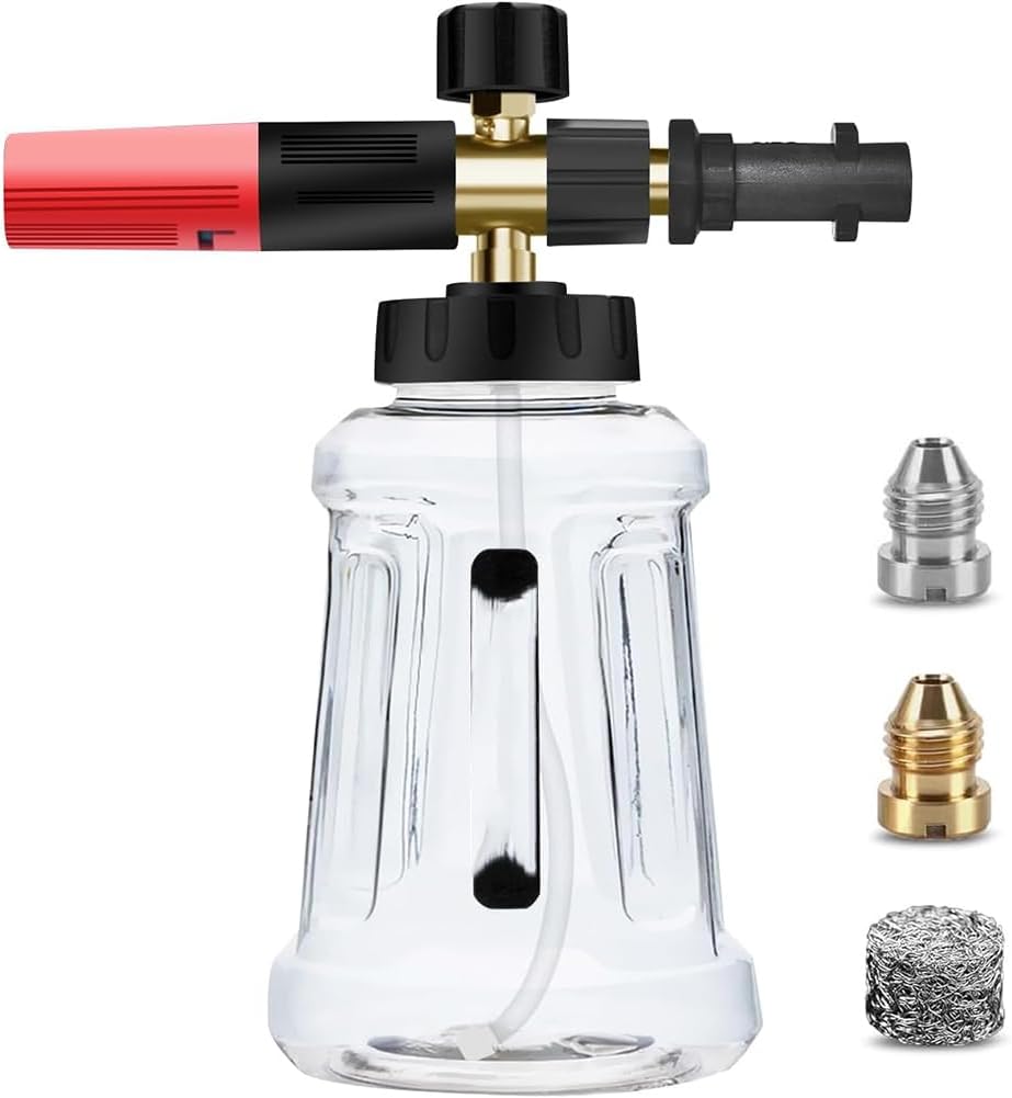5/10PCS 0.9mm-1.5mm Foam Cannons Foam Cannons and Foam Manufacturers orifices, Universal Snow Foam Spears, high Pressure Washer Foam Cannons Stainless Steel 1.45mm 10pcs