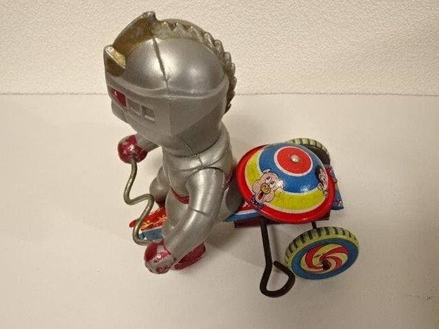 ミラーマン ミニブリキ Amazon.co.jp: ソフビ ミラーマン 三輪車 ブリキ 当時物