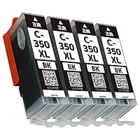 Amazon.co.jp: Canon キヤノン用 BCI-350XL (PGBK) 【大容量/顔料