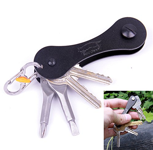 EDCGear® Llaveros de Aluminio Organizador Clip Llaves de Bolsillo para Llaves, ( Preveniendo Que Seas Herido por las Llaves) ,...