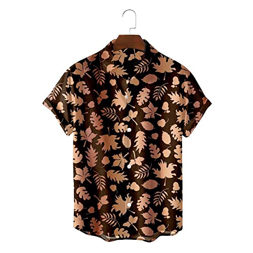 Chemise Hawaïenne Funky homme vintage décontractée pour l'été boutonné