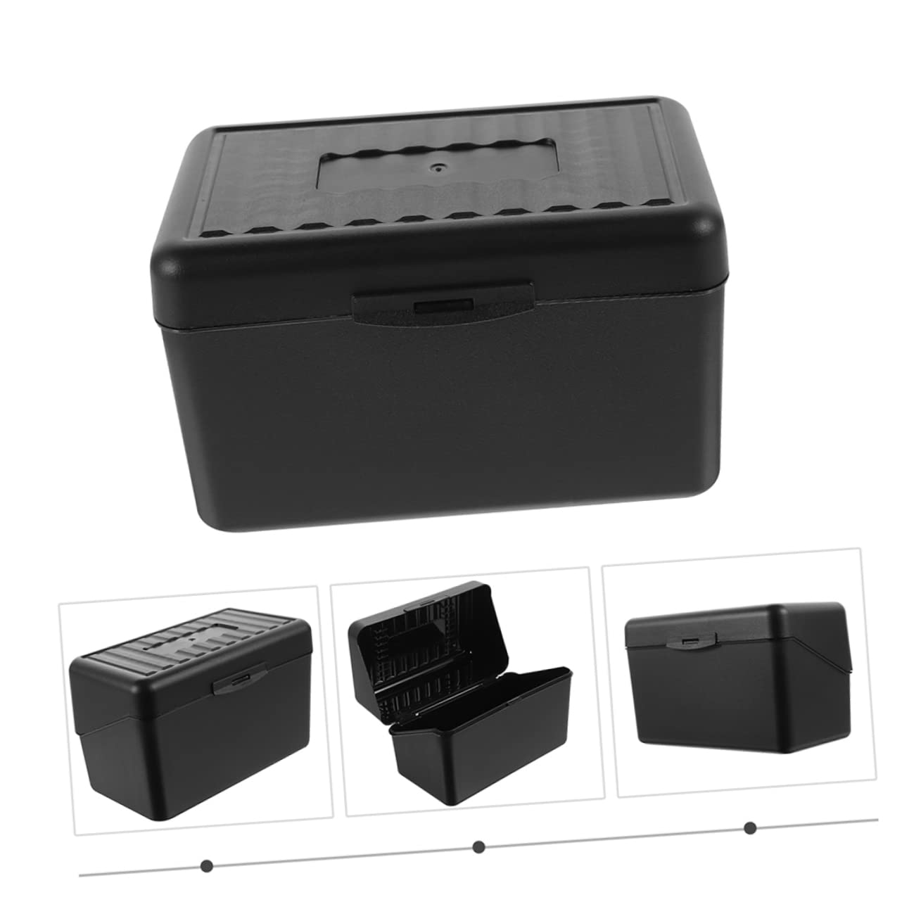 Lurrose 6stücke Tragbare Kartenbox Für Visitenkarten Und Spielkarten Organizer Zur Aufbewahrung Von Karten Für Büro Reisen Und Einzelhandel Elegantem