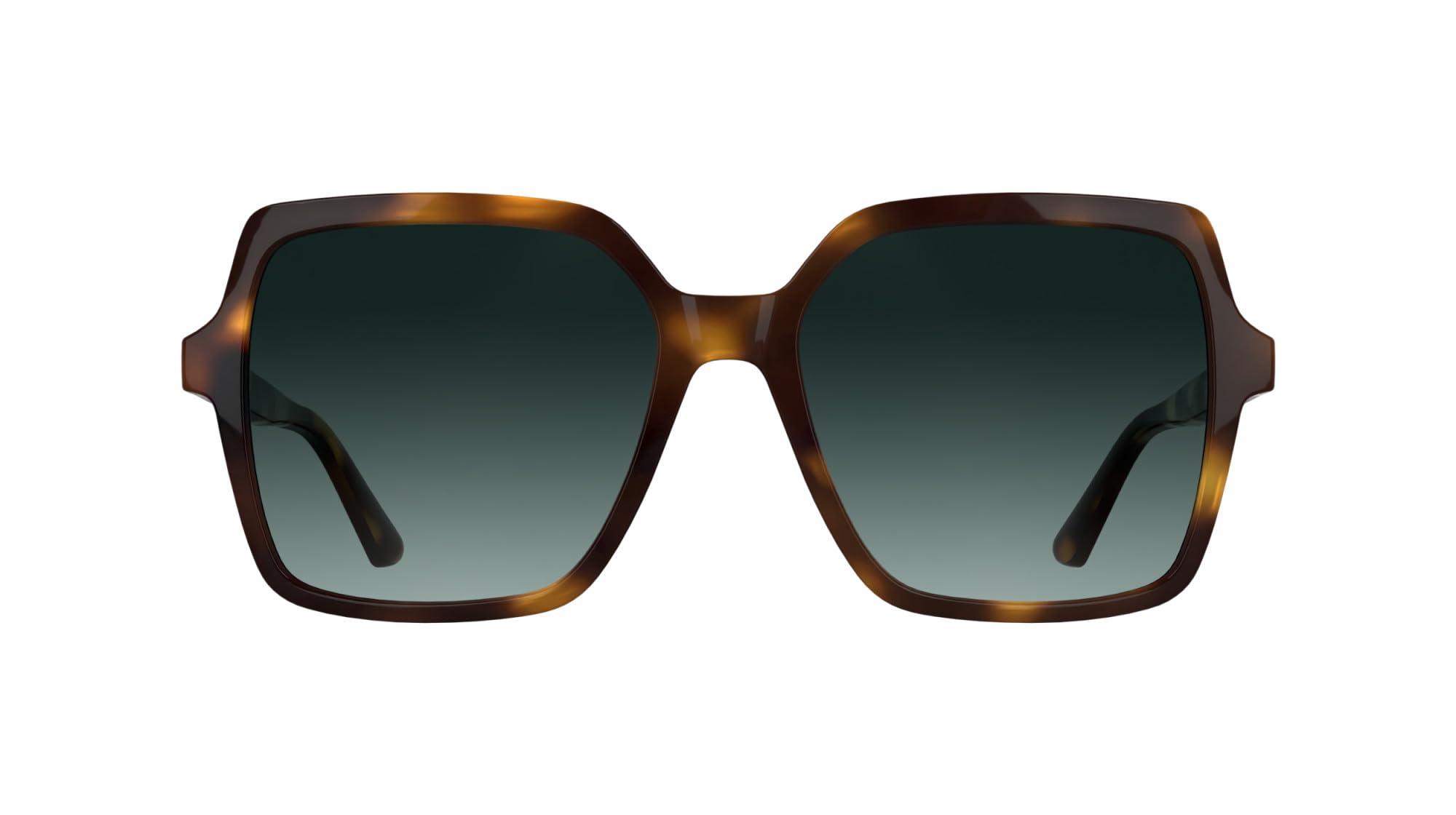 Calvin Klein Women's Sunglasses CK25537S - Dark Havana with Gradient Petrol Lens