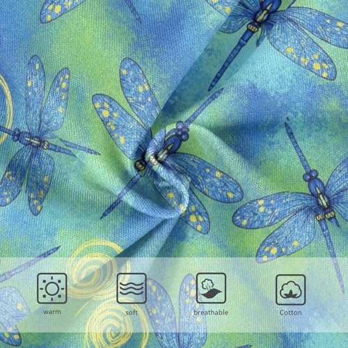 Joisal Girls Underwear Toddlers 2t Cotton Girl Panties Cute Animals Kids Briefs Undies Dragonflies Yellow Spots Blue3