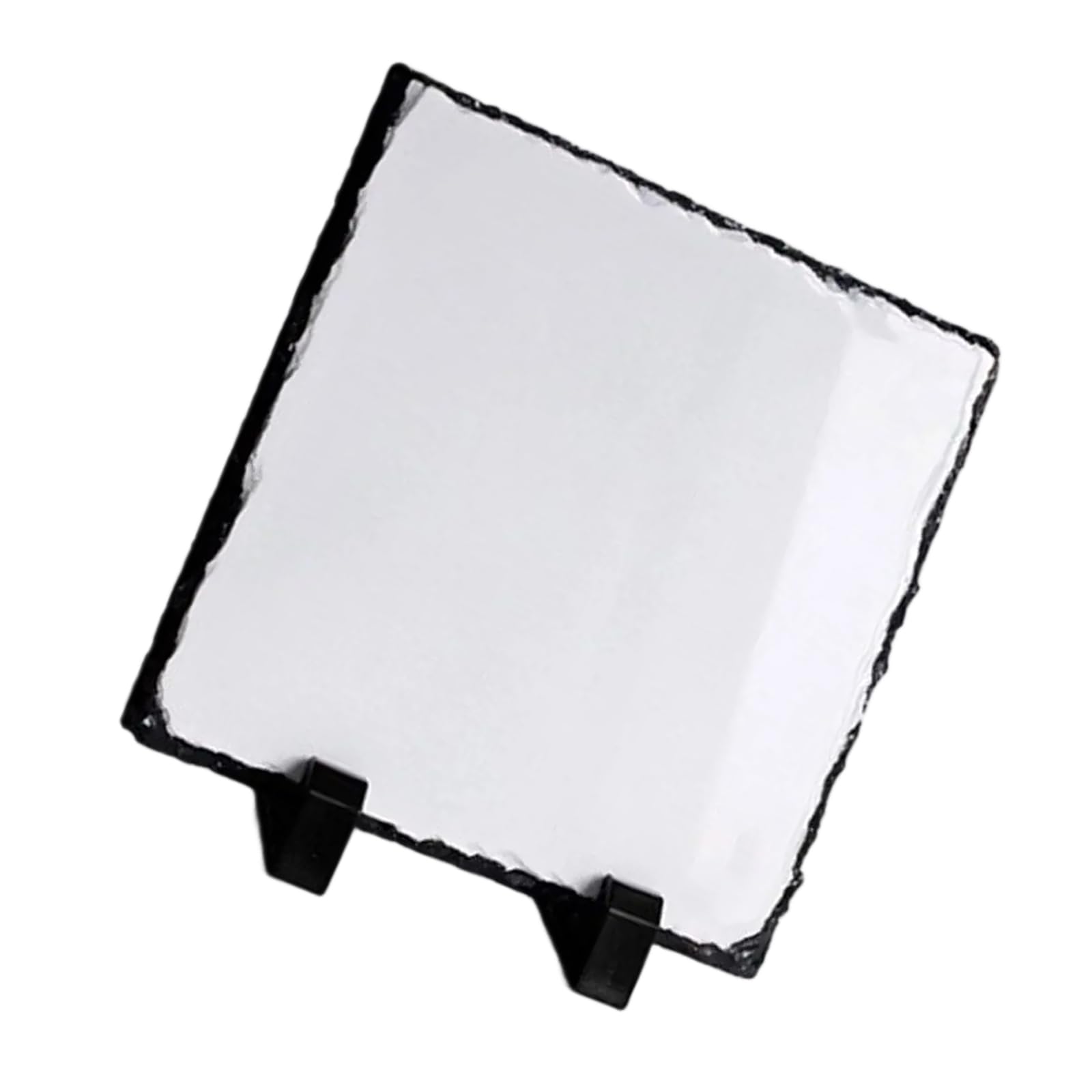 Sublimation Photo Slate Rock Plaque Blank with Stand for Desktop Souvenir Personalized Gift Sublimated Slate Image
