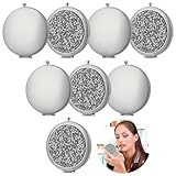 Coetic Kosmetikspiegel, Taschenspiegel, Taschen-Make-up-Spiegel, Taschenspiegel, Geschenk-Set, kompakter Spiegel für Dusche, Brautschmuck, Hochzeitsgeschenke, 7,1 cm, 7,1 cm, 8 Stück
