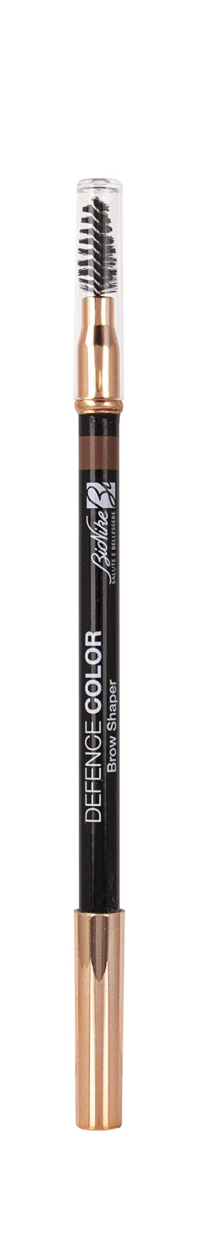 BioNike Defence Color - Brow Shaper Matita Sopracciglia con Pettine Modellante, Mina Semi-rigida per Tratti Precisi e Senza Sbavature, con Olio di Crusca di Riso Antiossidante, N. 502 Light Brown