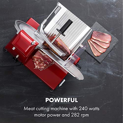 Klarstein Carpaccio Schneidemaschine Fleischschneider Meat Slicer, Leistung: 240 Watt / 282 U/min, Schneidedicke: 1 - 12… – Bild 3