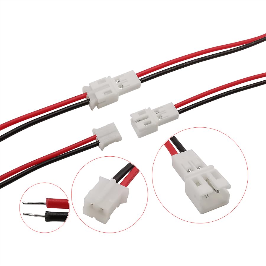 2/5 ponta様 2szt JST 1.25mm do 2.54mm kabel dupont 1pin żeńskie złącze