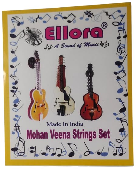 ELLORA MUSICAL Mohan Veena Strings Set (Stainless Steel Wires, 21 Strings)