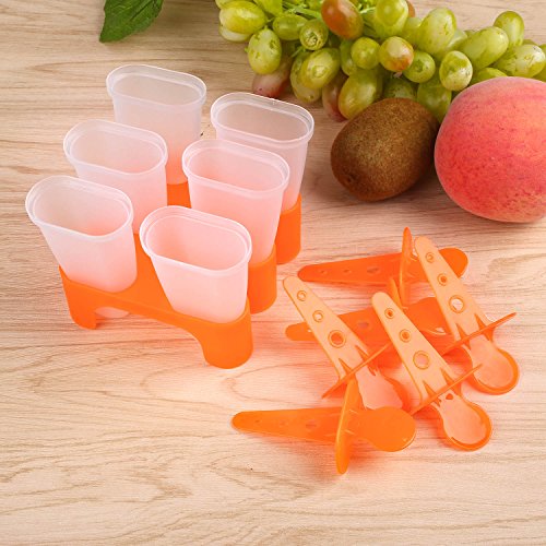 Soledì 6 Stampi per Ghiaccioli con Vassoio