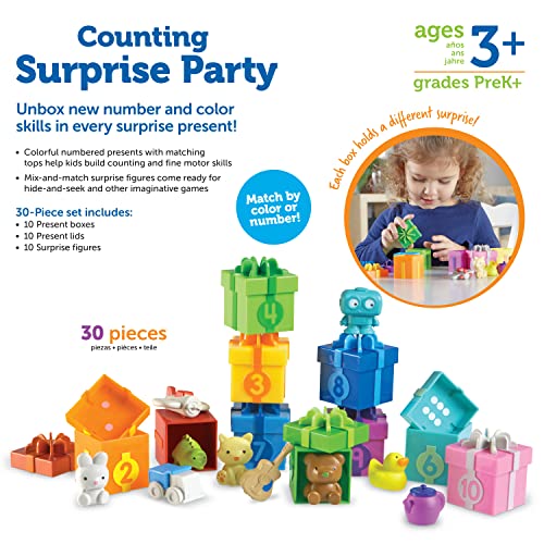 Fête du calcul Surprise Learning Resources avec figurines pour compter et trier - 6