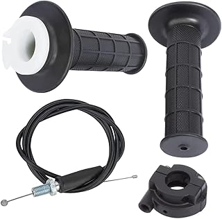 Mini Bike Throttle Assembly Throttle Cable for Honda XR50R XR70R CRF50 CRF70 XR75 XR80R Z50R XR100R Pit Bike Dirt Bike 22mm Twist Throttle Accelerator