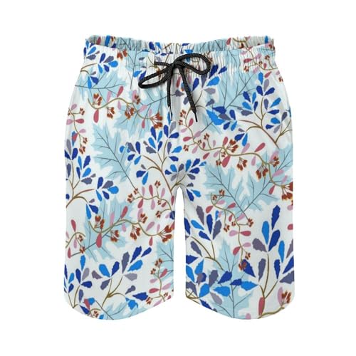Palm Tree Mens Short Swim Trunks Quick Dry Surf Boys' Summer Beach Beachwear Swimming Suit Swimwear-3