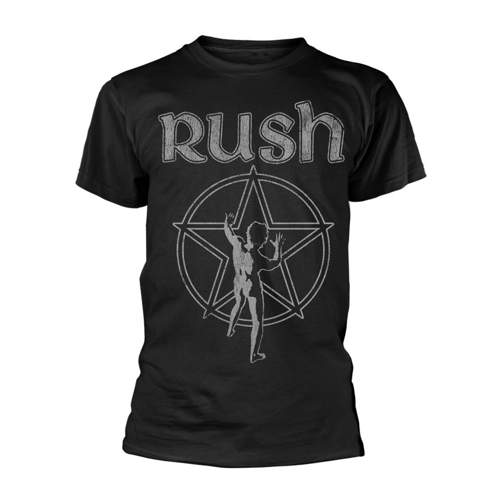 Rush Starman Official Tee T-Shirt Mens Unisex (Small) Black