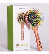 Rainbow Hair Brush, Kids hair brush, Girls Hair Brush, Rainbow Brush for Women, Men and Kids, Hea...