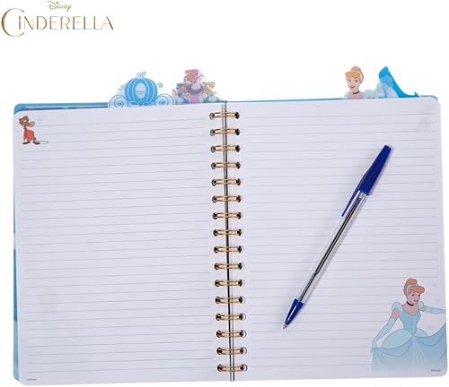 Miniatura 236 de Disney Encanto - Cuaderno con pestañas encuadernadas, encuadernado en espiral, 96 páginas a rayas, 8 x 7 pulgadas, morado
