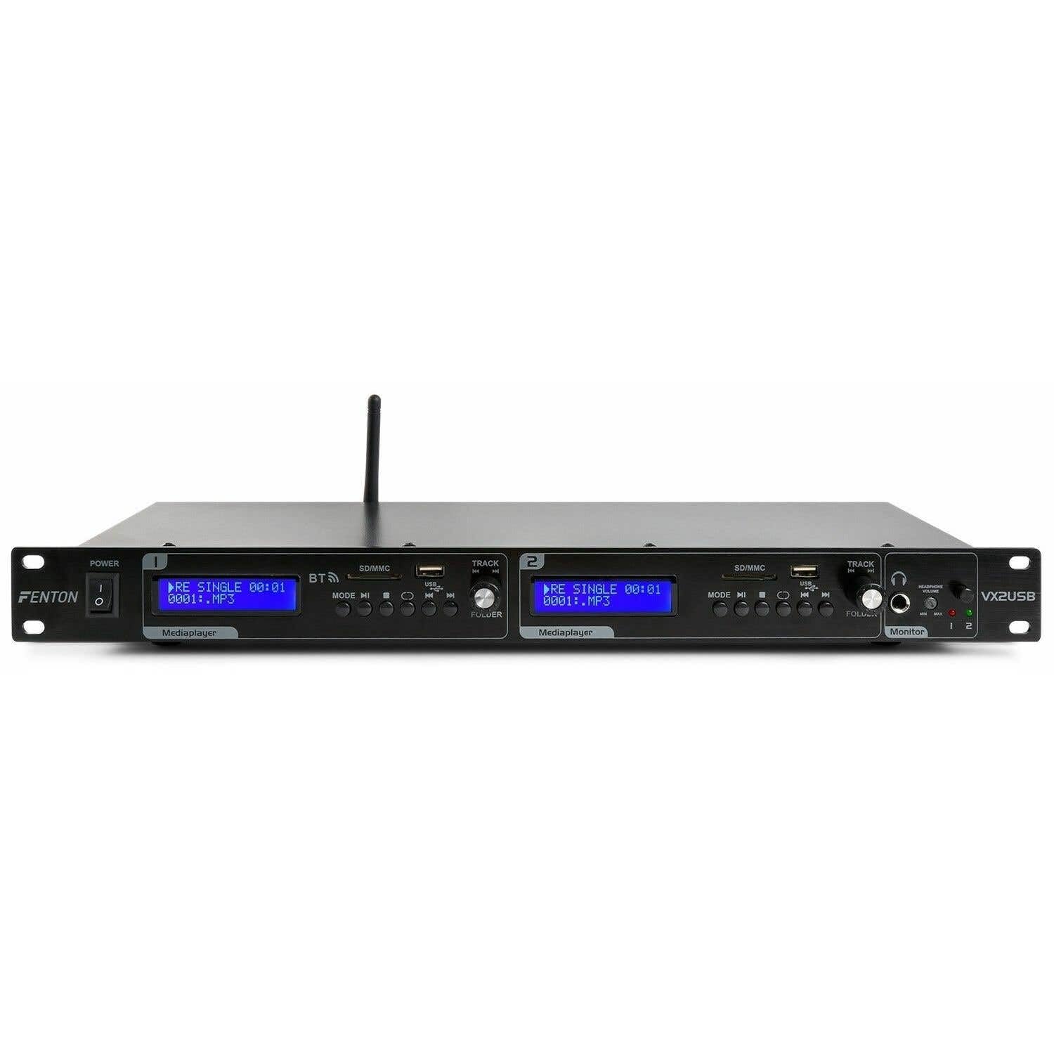 Fenton VX2USB 2 Canali Player DJ - Versione Black - Dettaglio
