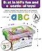 Magnetic Foam Letters and Numbers Premium Quality ABC, 123 Foam Alphabet Magnets | Educational Toy for Preschool Learning, Spelling, Counting in Canister