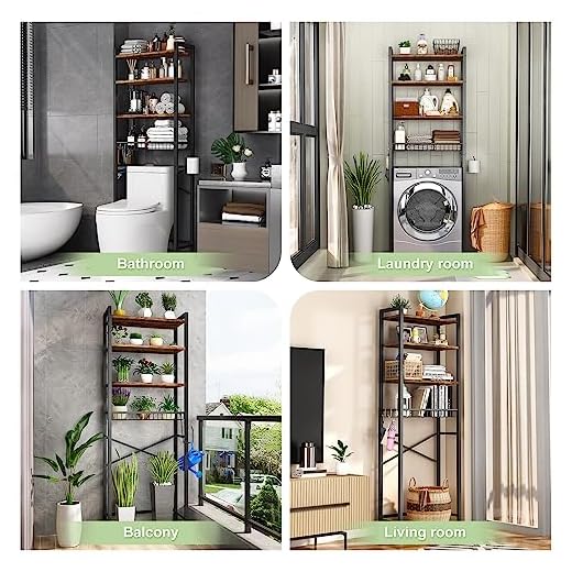 Kalrin 4-Tier Over-The-Toilet Storage Rack