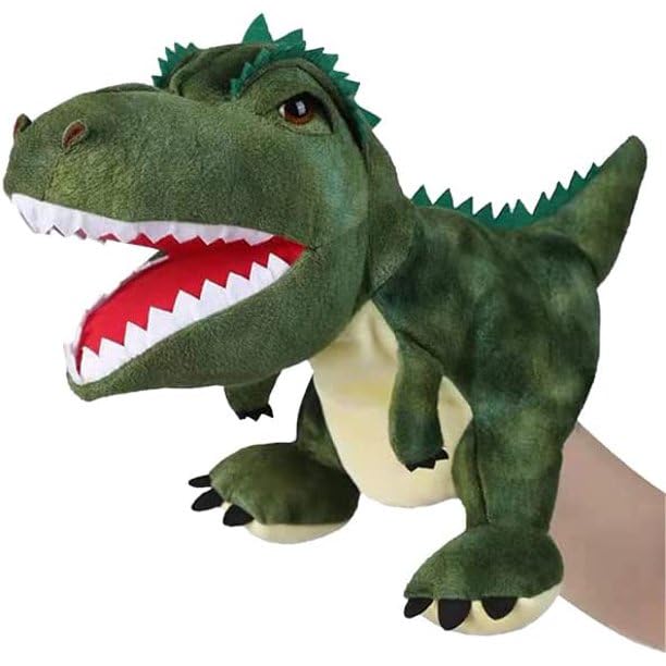 Moira Soft Animal Dinosaur Hand Glove Puppet Plush Puppets Doll Kids Childrens Toys (T Rex)