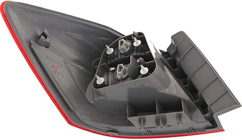 Miniatura 8 de KarParts360 Para Honda Accord 2013 2014 2015 Conjunto de luz trasera exterior del lado del conductor con bombillas para HO2804101  33550-T2A-A01